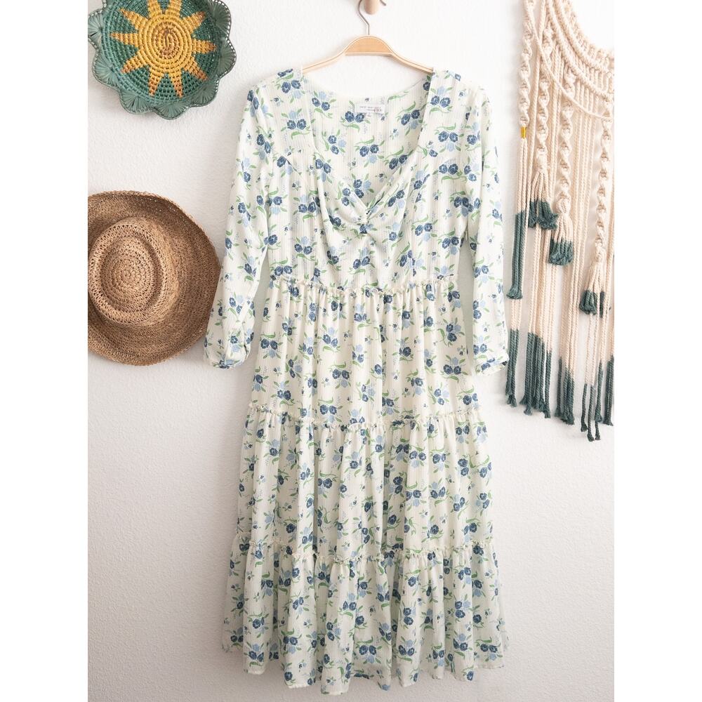 Sweet Baby Jamie Floral Midi Dress Size Medium